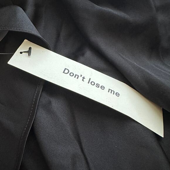 Reformation Jeany Silk Dress Black - Picture 11 of 12